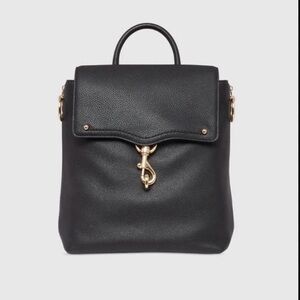 Rebecca Minkoff Black Jody convertible Backpack with Gold Hardware